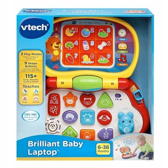 VTech INTERAKTYWNY LAPTOP edukacyjny UCZY BAWI