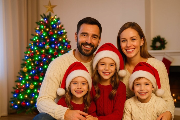 LAMPKI CHOINKOWE 500 LED MULTIKOLOR ŚWIĄTECZNE WEWNĘTRZNE ZEWNĘTRZNE