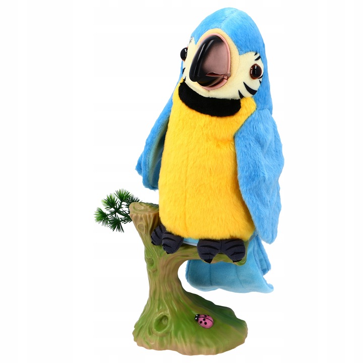 INTERAKTYWNA GADAJĄCA PAPUGA TAŃCZY POWTARZA