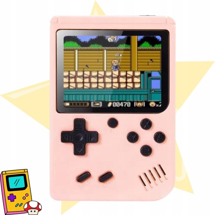 GAME BOY przenośna KONSOLA 500 gier wideo Pegasus