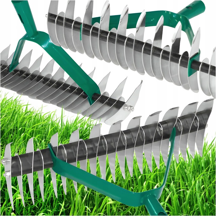 WERTYKULATOR AERATOR TRAWNIKA RĘCZNY NAPOWIETRZACZ DWUSTRONNY