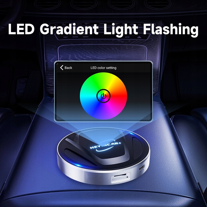 HEYINCAR Carplay Adapter bezprzewodowy Android Auto 8/128G YouTube SIM WIFI