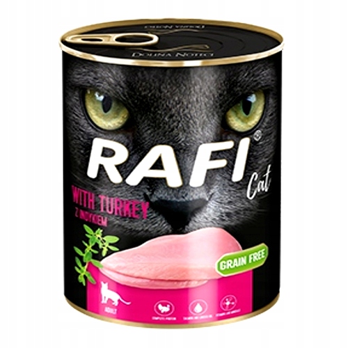 Karma dla kota Rafi Cat 12 x 400g Mix Smaków Dolina Noteci