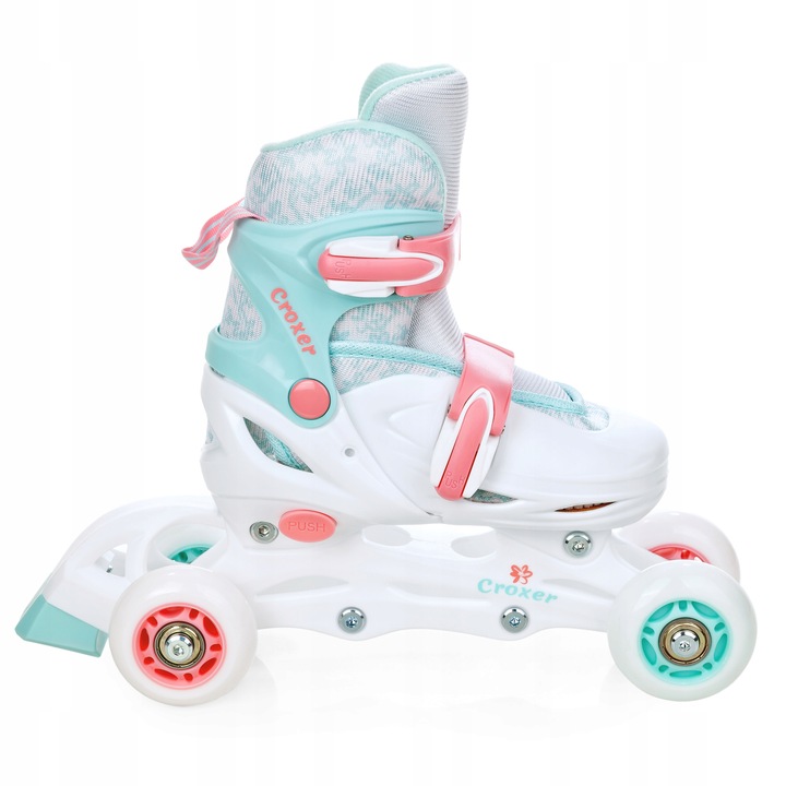 Rolki-Wrotki Regulowane 3w1 Croxer Inez 26-29 LED