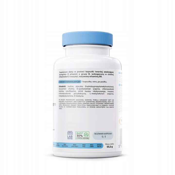 Osavi Wit B - Kompleks z Choliną i Inozytolem B1 B2 B3 B5 B6 B7 B9 B12 120k