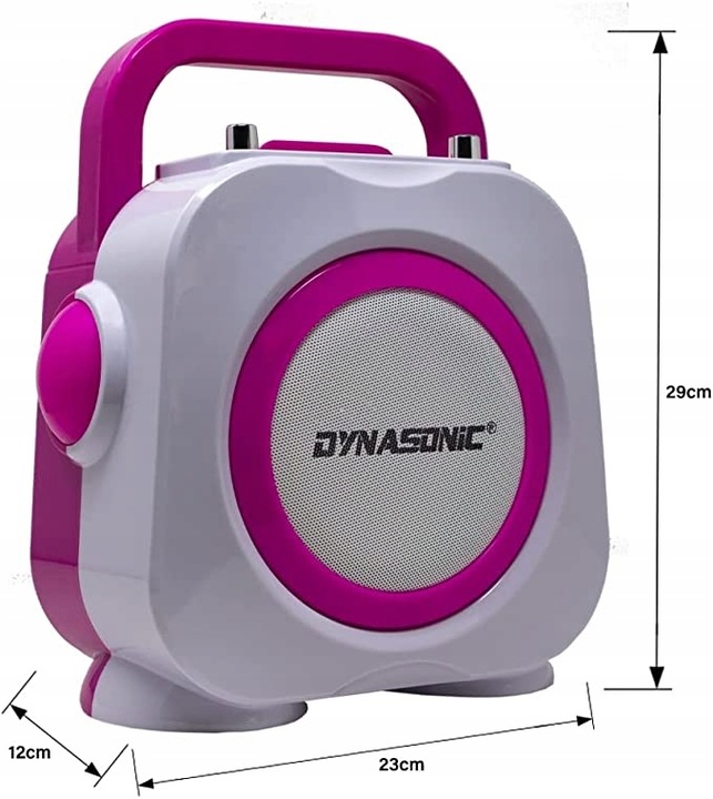 ZESTAW KARAOKE 2 MIKROFONY BLUETOOTH USB SD RADIO