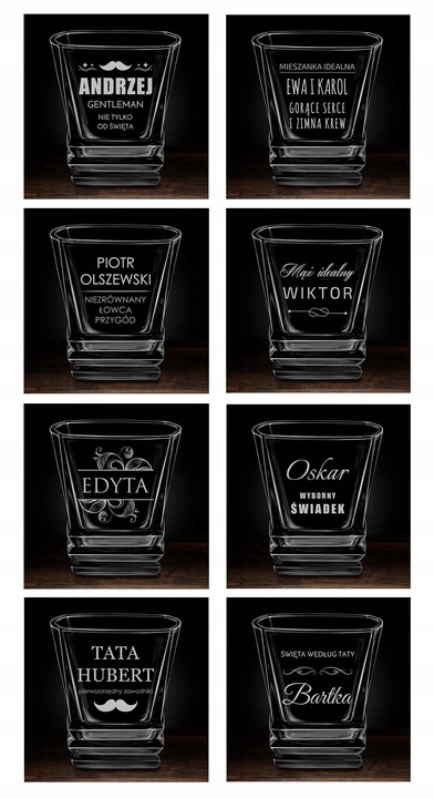 SZKLANKA DO WHISKY GRAWER PREZENT DLA TATY