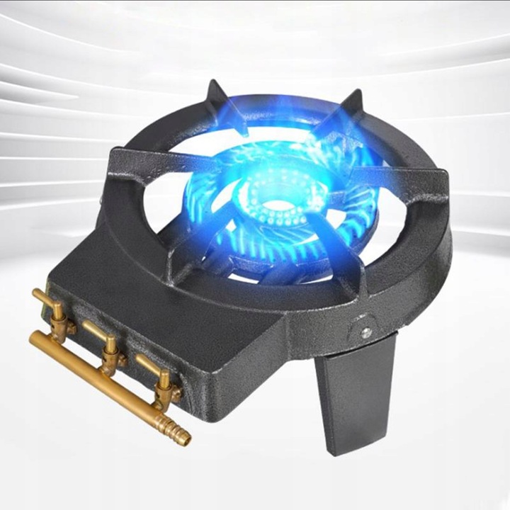 KUCHENKA GAZOWA DUŻY TABORET ŻELIWNY MOCNY PALNIK 10kW NA BUTLE LPG SOLIDNA