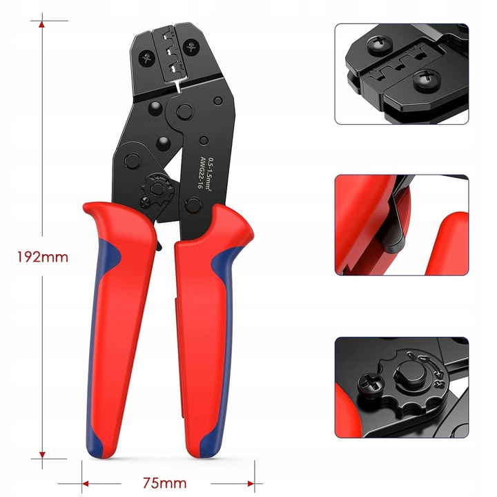 Zestaw Konektorów Samochodowych 450 Elementów z Zaciskarką