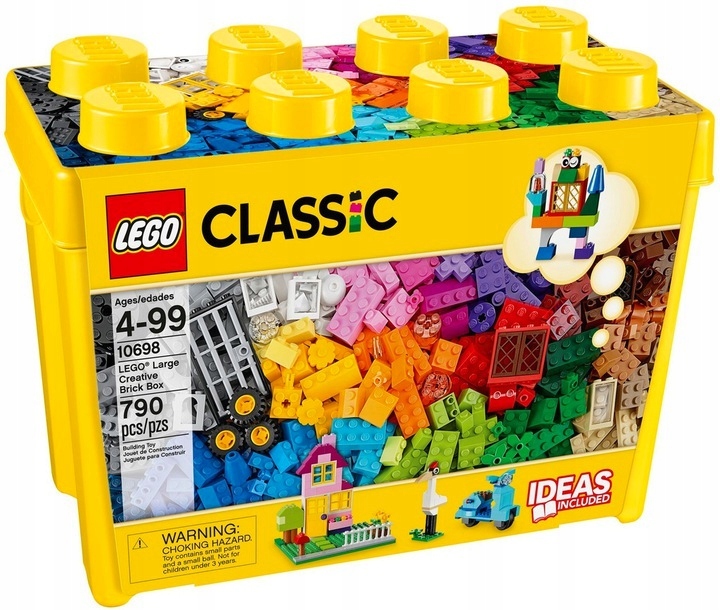 LEGO CLASSIC 10698 DUŻE PUDŁO KLOCKÓW SKRZYNIA XXL