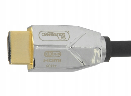 CERTYFIKOWANY KABEL HDMI 2.1 UHD 8K 4K 48Gbps CONNECTIONLAB UHDC 1m