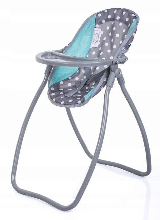 KRZESEŁKO DO KARMIENIA DLA LALEK 3w1 HUŚTAWKA NOSIDŁO