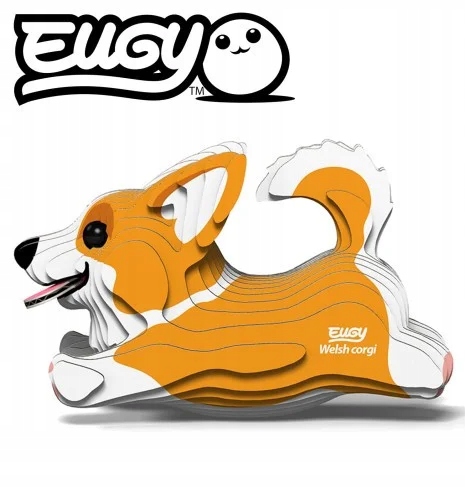 Pies Corgi - Eko Układanka 3D - Eugy