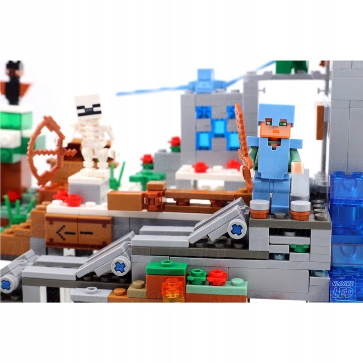 KLOCKI Minecraft GÓRSKA JASKINIA KOPALNIA