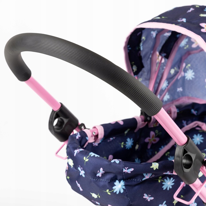 KINDERPLAY WÓZEK DLA LALEK GŁĘBOKI GONDOLA SKŁADANY DASZEK MIĘKKIE KOŁA