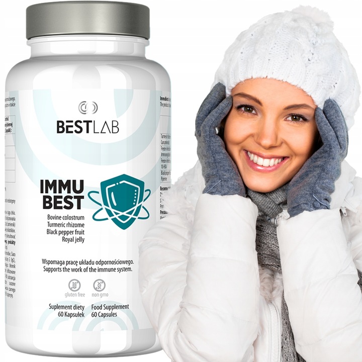 Best Lab ImmuBest BESTLAB Immu Best Odporność Wzmocnienie Colostrum Kurkuma