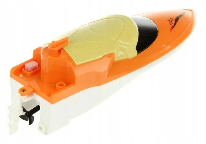 ŁÓDŹ ŁÓDKA MOTORÓWKA NA RADIO Z ŁADOWARKĄ ZDALNIE STEROWANA RC + PILOT