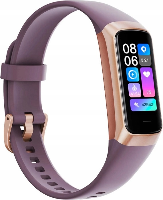 SMARTWATCH ZEGAREK SMARTBAND DAMSKI AMOLED PL PULS SPORT KROKOMIERZ