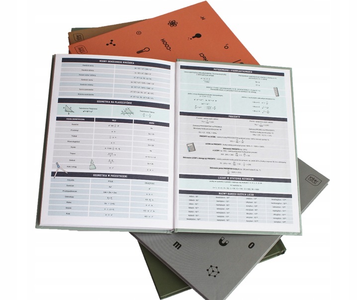 Brulion Tematyczny ZESTAW 9szt A5 80k # Twarda Okł