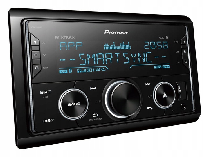 Pioneer MVH-S620BT Radio samochodowe 2DIN Bluetooth MP3 USB AUX VarioColor