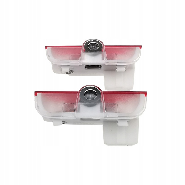 2x LED LOGO PROJEKTOR SKODA SUPERB II III ROOMSTE FABIA II YETI