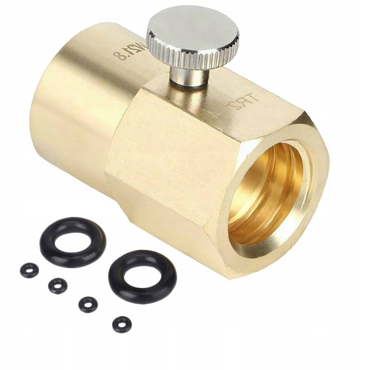 PRZETOCZKA Z GWINTAMI do SODASTREAM CO2 ADAPTER TR21-4