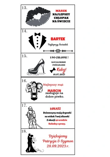 Nosidło na piwo personalizowane