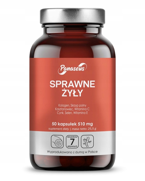 Sprawne żyły - Panaseus - 50 kaps