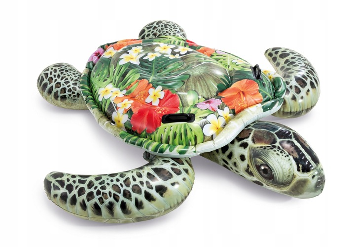 Dmuchany Materac Żółw Morski do Basenu na Plażę nad Wodę 191 x 170 cm INTEX