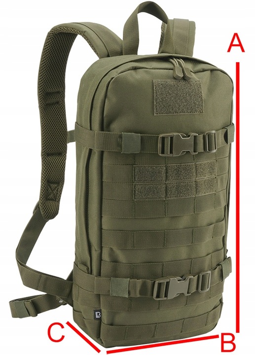 Plecak Wojskowy Turystyczny BRANDIT US COOPER Miejski Szkolny 11L Olive