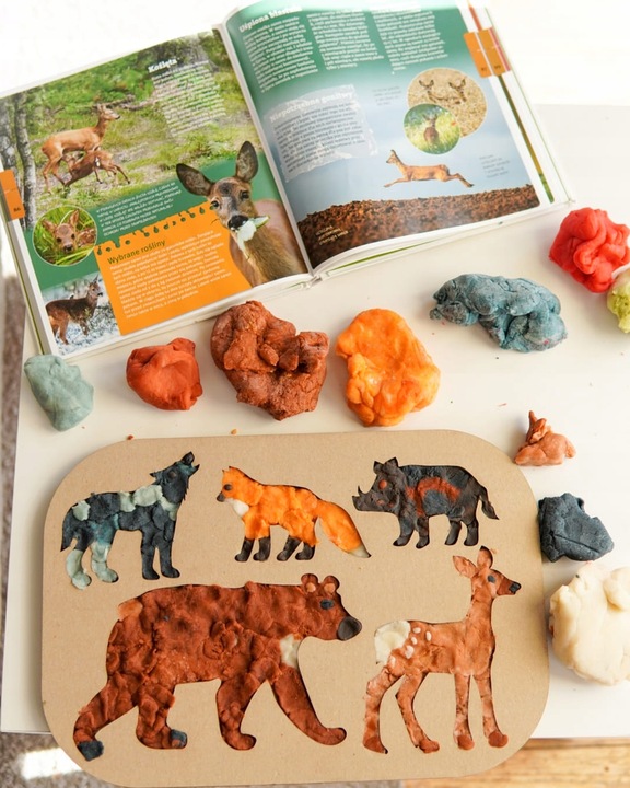 Sensokarton Panel Dzikie Zwierzęta