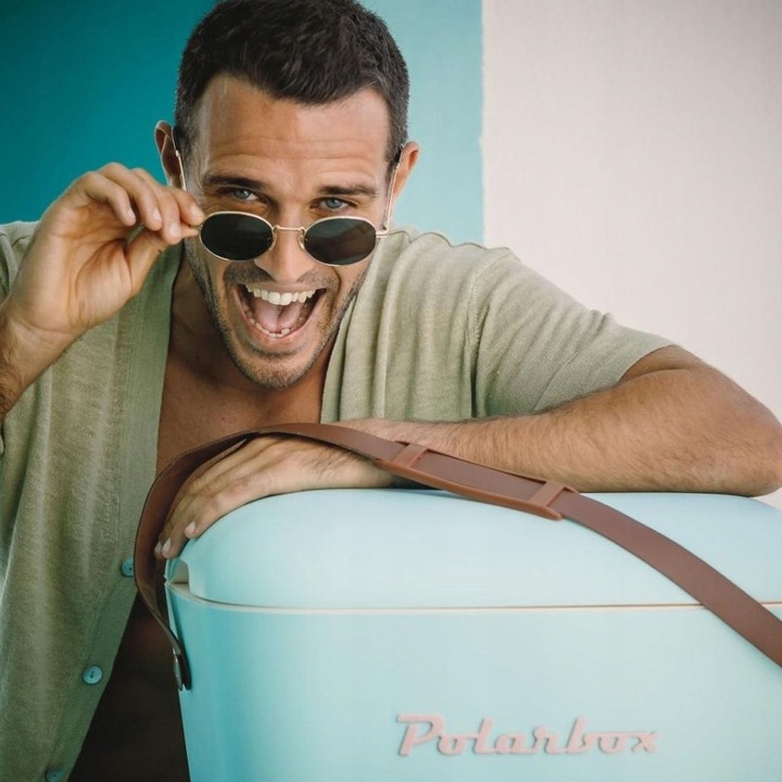 LODÓWKA TURYSTYCZNA 12L EXLISIVE POLARBOX ŻÓŁTA STYLOWA RETRO 2024