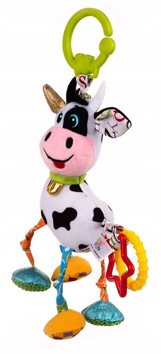 BaliBazoo Krówka CAESAR Zawieszka maskotka Sensoryczna z Wibracjami Gryzak