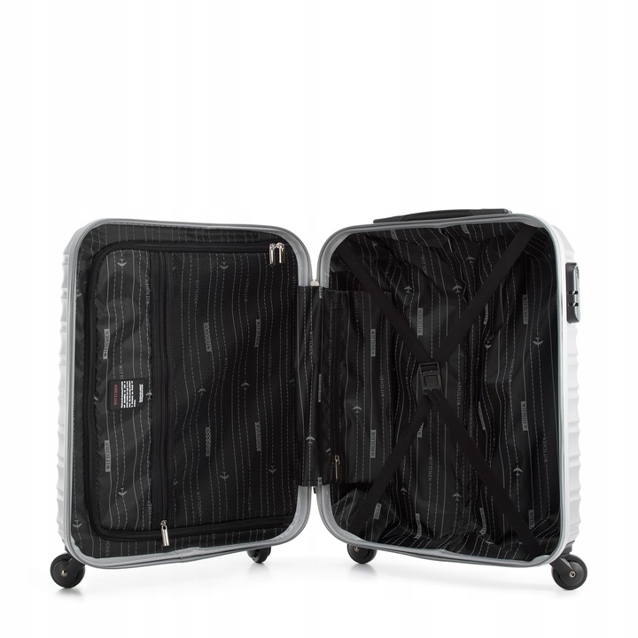 WITTCHEN Walizka kabinowa z ABS-u z żebrowaniem