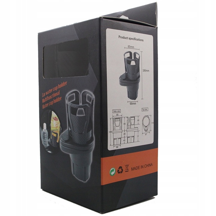 Uchwyt do samochodu na kubek napoje kawę butelkę picie organizer cup holder