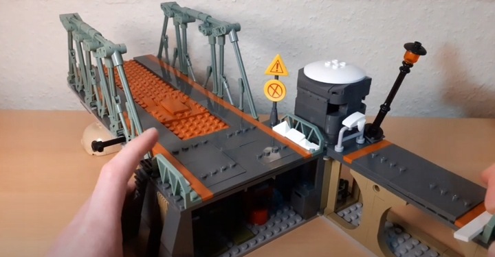 Klocki Bitwa Na Moście Jeep W Pułapce Armia Wojsko BUNKIER DZIAŁO 8 FIGUREK