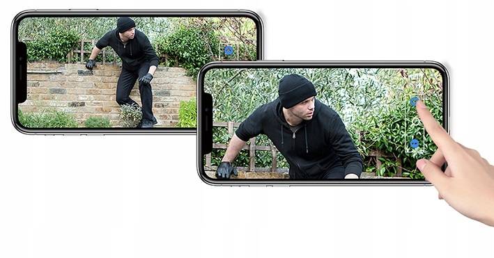 Zewnętrzna Kamera IP WIFI FULL HD 4x ZOOM Metalowa 3MPx Powiadomienia 1080p