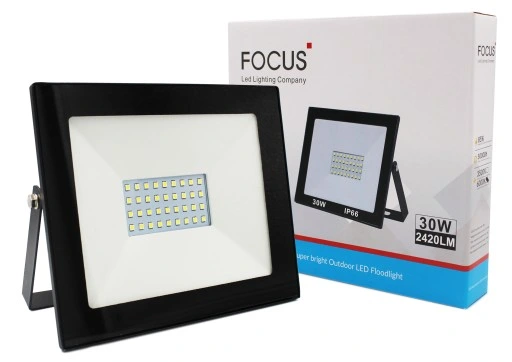 Halogen LED 30W lampa naświetlacz zewnętrzny zimny 6000K 2420LM reflektor