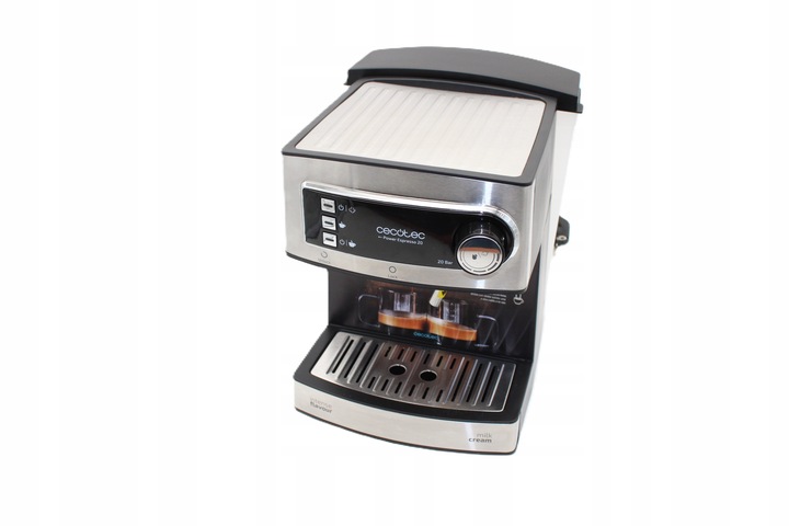 EKSPRES DO KAWY KOLBOWY Cecotec Power Espresso 20 srebrny/szary