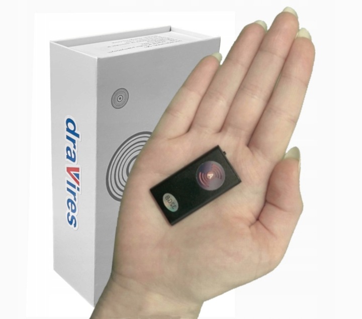 Dyktafon mini mały szpiegowski 32GB podsłuch draVires