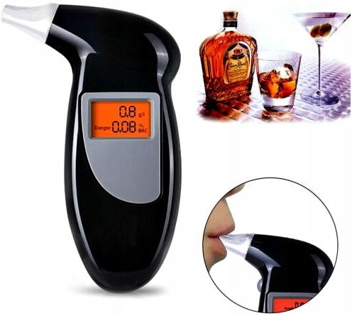 ALKOMAT LCD ALKOTEST + 4 KOŃCÓWKI WYMIENNE USTNIKI