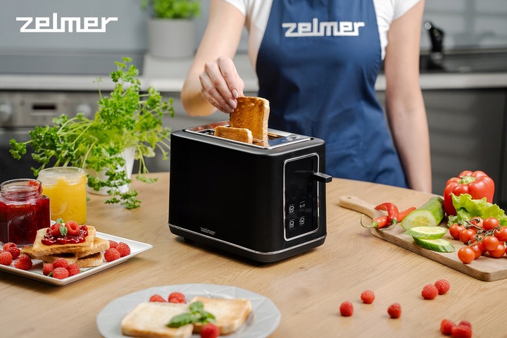 TOSTER ZELMER OPIEKACZ KANAPEK 7 POZIOMÓW ELEKTRYCZNY TOSTY 2 KROMKI 750W