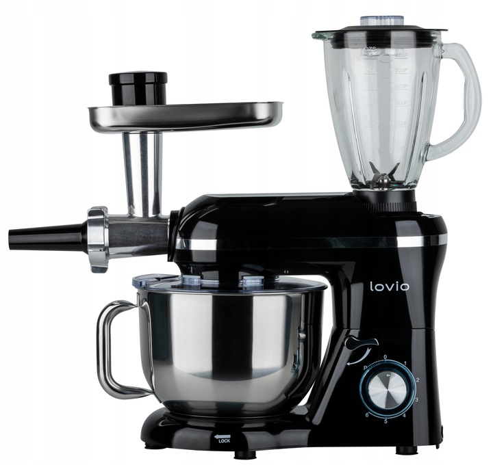 Robot kuchenny mikser planetarny blender kielichowy maszynka do mięsa LOVIO