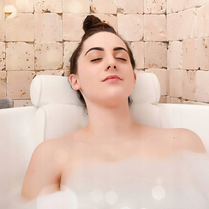 PODUSZKA DO WANNY KĄPIELI RELAKSACYJNA ZAGŁÓWEK KĄPIELOWA PODKŁADKA RELAKS