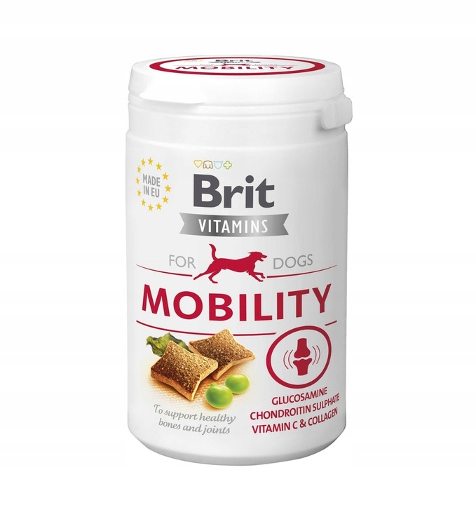 Brit Vitamin Mobility Przysmak funkcjonalny Suplement dla psa na stawy 150g