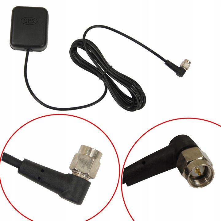ANTENA GPS SMA 90 radio z WinCE Android nakręcana