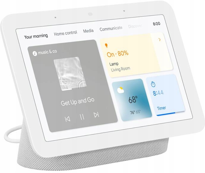 Głośnik inteligentny multiroom Google Nest Hub 2 biały Bluetooth WiFi