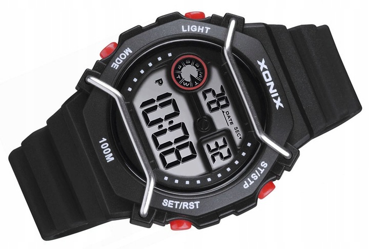 Zegarek Dziecięcy Dla Chłopca Dziewczynki XONIX Cyfrowy Stoper Data Timer