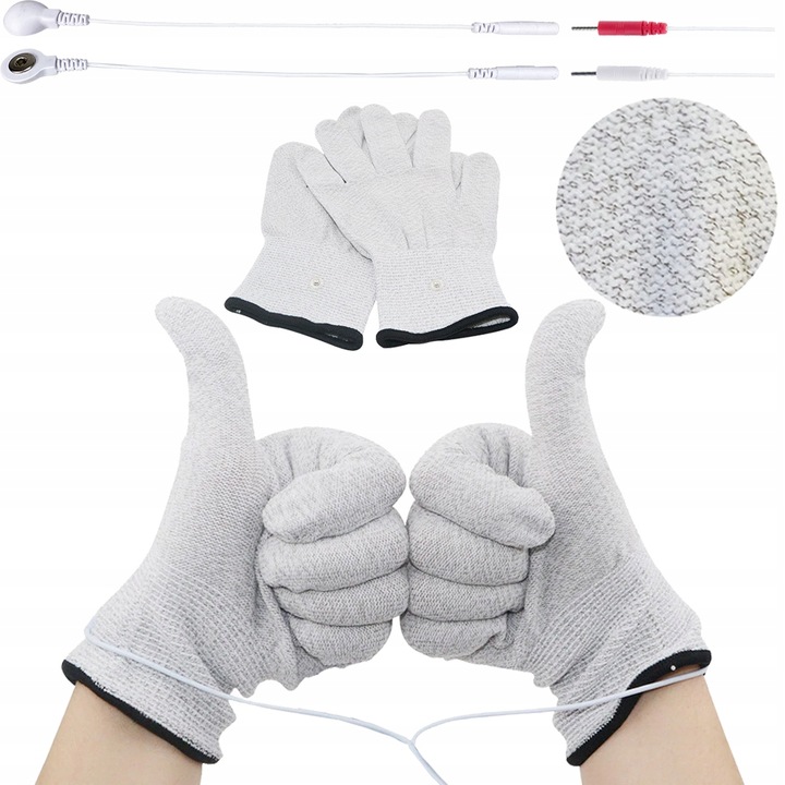 RĘKAWICZKI ELEKTRODY TENS EMS ELEKTROSTYMULATOR L