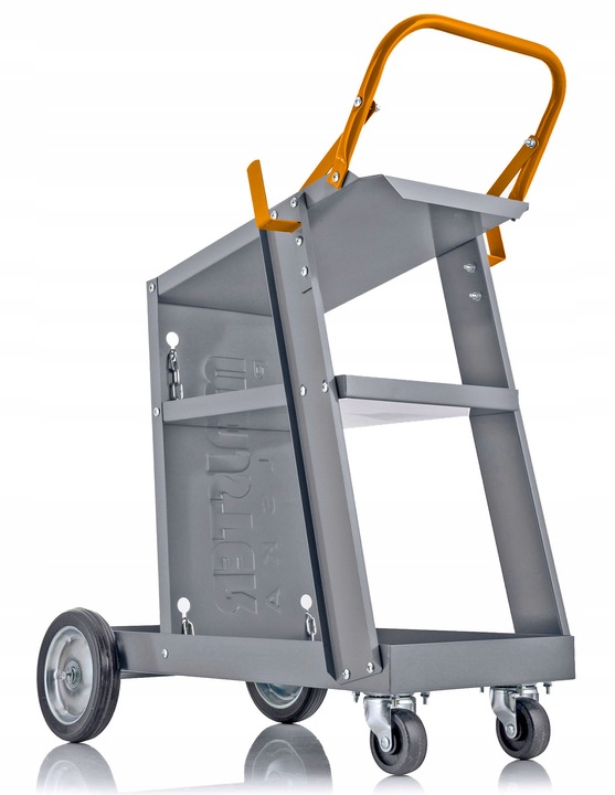 WÓZEK SPAWALNICZY DO SPAWAREK z półką na butle na kółkach 4 półki MP0181